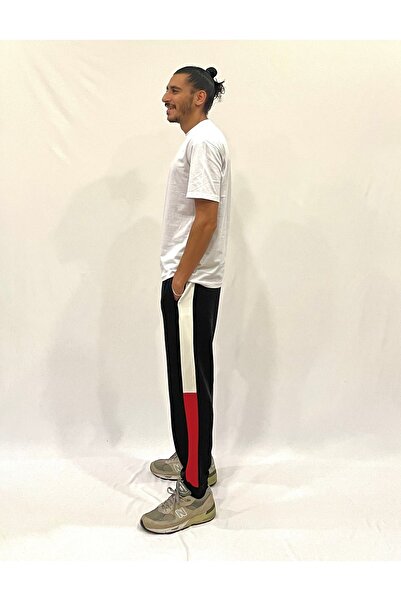 Superlife Ανδρικό παντελόνι φόρμας με 3 κλωστές Ga συνδυασμός υφασμάτων SPR24EA74