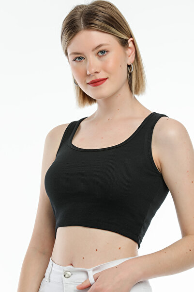 Superlife Γυναικείο πλεκτό μπλουζάκι με λεπτή εφαρμογή Superlife SPR21Y19