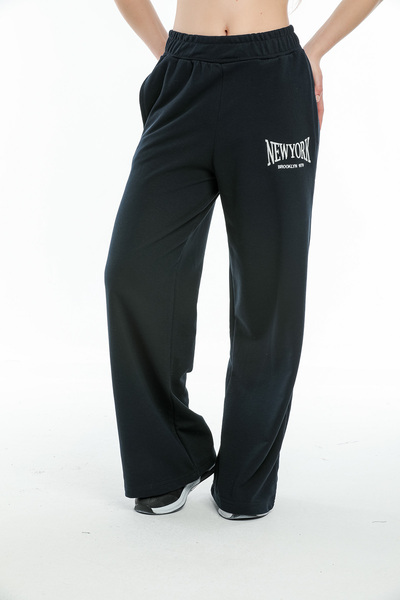 Superlife Γυναικεία φούτερ με φαρδιά πόδια Spr21y60