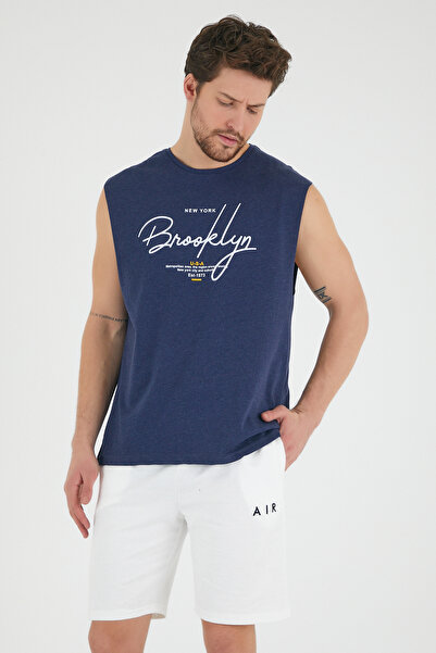 Superlife Суперлайф Чоловічий велосипедний комір Regular Fit Brooklyn Футболка з принтом SPR22TS115