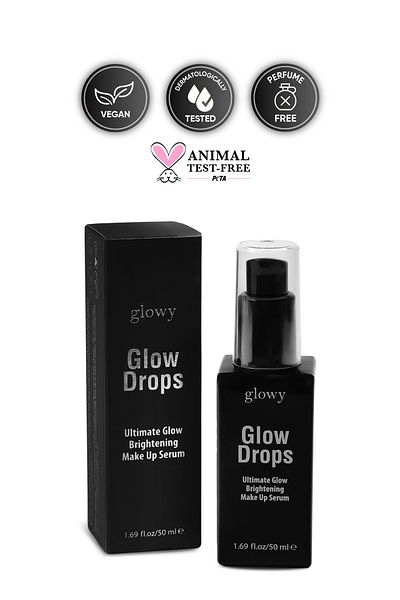 GLOWY Glow Drops Brightening and Shine Makeup Serum/Cream/Some 50ml
