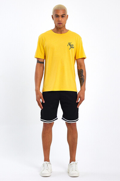 Superlife Суперлайф Чоловічий велосипедний комір Oversize Fit Футболка з прин...