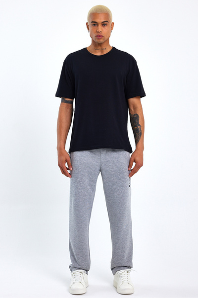 Superlife Ανδρικό λεπτό παντελόνι φούτερ Broklyn Printed - Regular Fit Spr 205