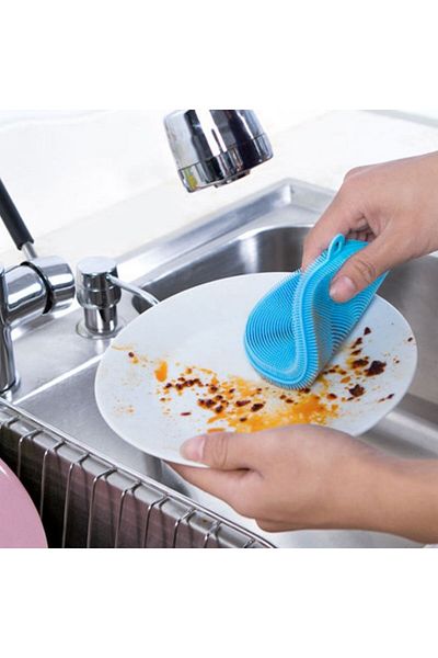 Kuzgun Online Shop Buffer® 2-Piece Dirt-Proof Serrated Surface Dishwashing Pad