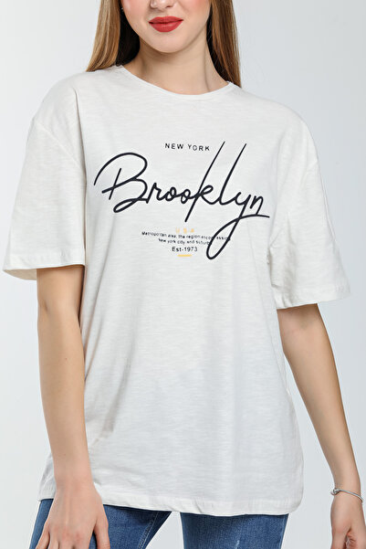 Superlife Γυναικείο μπλουζάκι με λαιμόκοψη Oversize SPR24TSk110