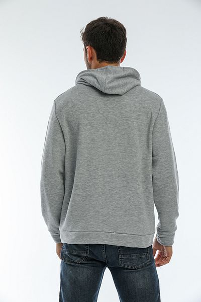 Superlife Ανδρικό φούτερ με κουκούλα Regular Fit Air με στάμπα λεπτό Spr22sw162