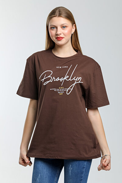 Superlife Γυναικείο μπλουζάκι με λαιμόκοψη Oversize SPR24TSk110