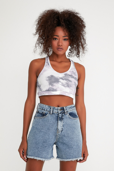 Superlife Γυναικείο Crop Tank-T-shirt - Spr21y18