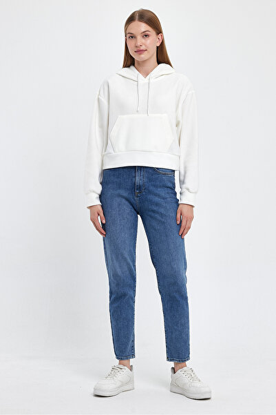 Superlife Γυναικείο φούτερ με κουκούλα Softech Fleece με τσέπη καγκουρό spr24pwk98