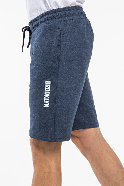 Superlife Ανδρικό σορτς με στάμπα Brooklyn με κανονική εφαρμογή SPR 208