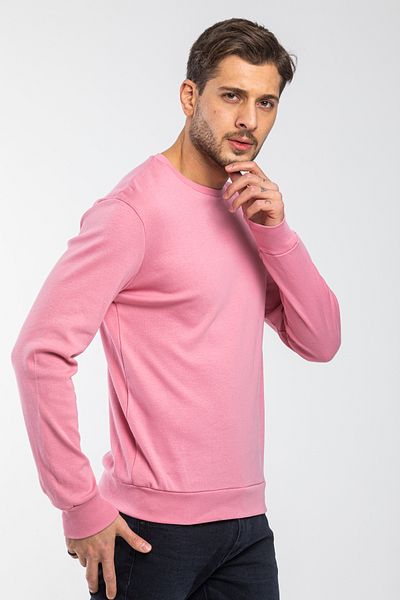 Superlife Ανδρικό φούτερ Slim Fit Crew Neck Slim - Spr 20k17