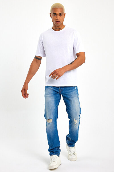 Superlife Men's Crew Neck Oversize Fit T-Shirt Spr21y30