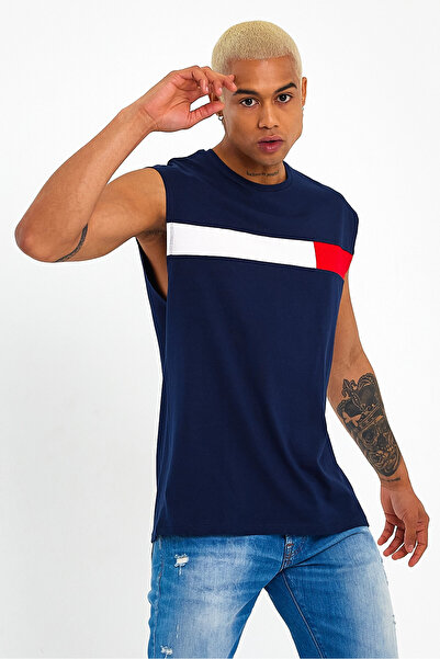 Superlife Суперлайф Чоловічий велосипедний комір Регулярний крій Футболка з ганді SPR23AT346