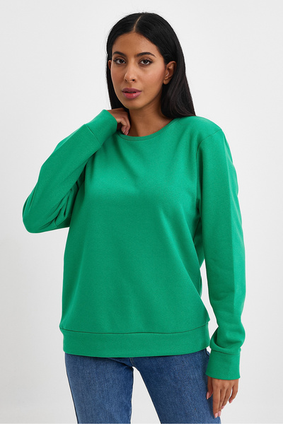 Superlife Γυναικείο φούτερ με λαιμόκοψη ποδηλατικού τύπου, άνετο και χοντρό, με 3 σκέλη εσωτερικά με φλις SPR24SWK36