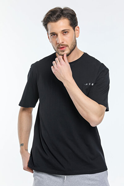 Superlife Ανδρικό T-Shirt με λαιμόκοψη Slim Fit Air Printed Spr21y23