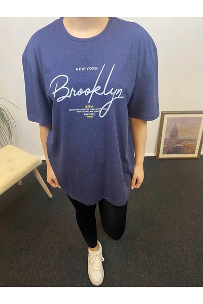 Superlife Γυναικείο μπλουζάκι με λαιμόκοψη Oversize SPR24TSk110