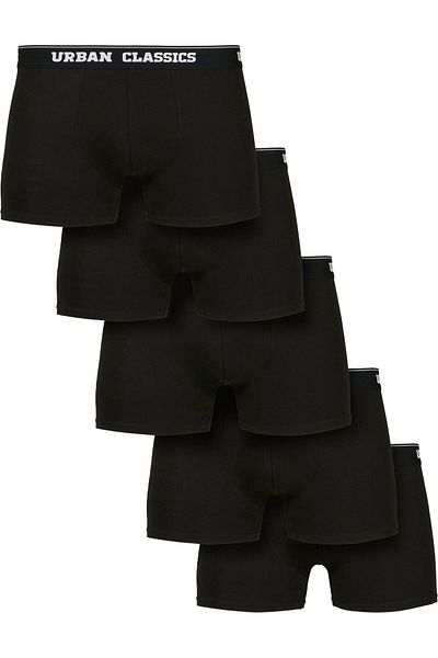 Urban Classics Herren Organic Boxershorts 5er-Pack