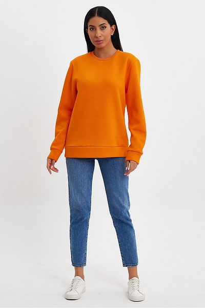 Superlife Superlife Women's Crew Neck - Comfortable Fit 3 Thread Fleece Sweatshirt
