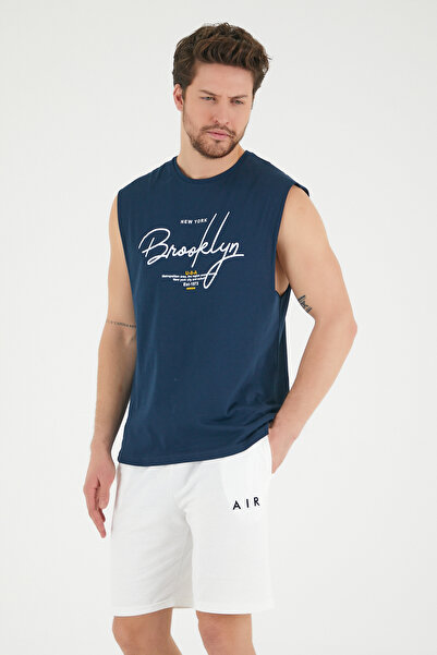 Superlife Суперлайф Чоловічий велосипедний комір Regular Fit Brooklyn Футболка з принтом SPR22TS115