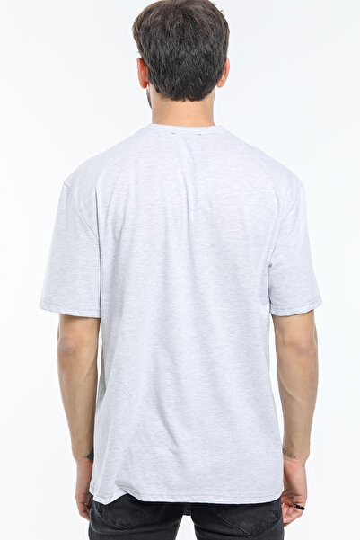 Superlife Ανδρικό T-shirt με λαιμόκοψη με λεπτή εφαρμογή California με στάμπα Spr21y22