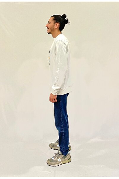 Superlife Men's Crew Neck Comfortable Fit 3 Thread Thick N Printed Sweatshirt Spr24Sw25