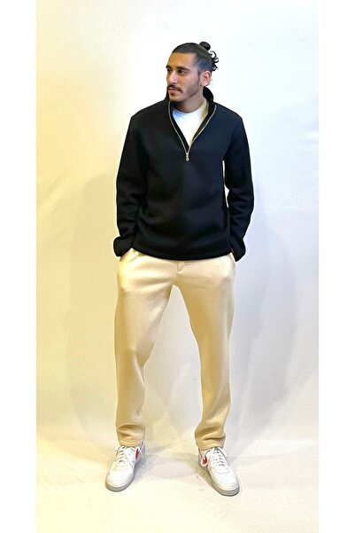 Superlife Superlife Men's Fleece 3 Thread Thick Sweatpants Spr24Ea75