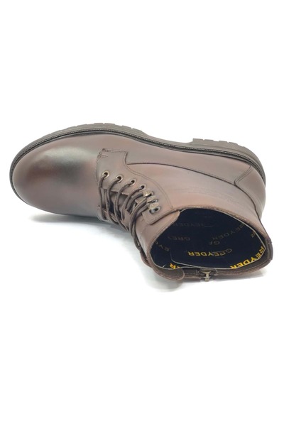 Greyder Erkek Kahverengi Hakiki Deri Günlük Bot 4K1YB17791