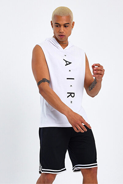 Superlife Ανδρικό μπλουζάκι με κουκούλα Superlife Oversize Fit Air Printed Spr21y07