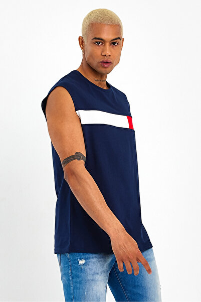 Superlife Суперлайф Чоловічий велосипедний комір Регулярний крій Футболка з ганді SPR23AT346