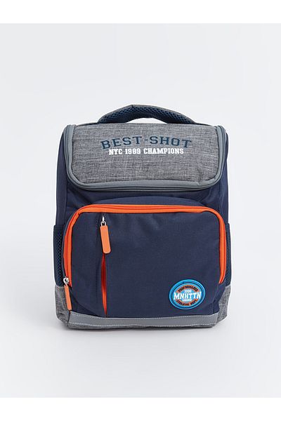 LC Waikiki Boy's Backpack with Laptop Compartment - LCW Printed