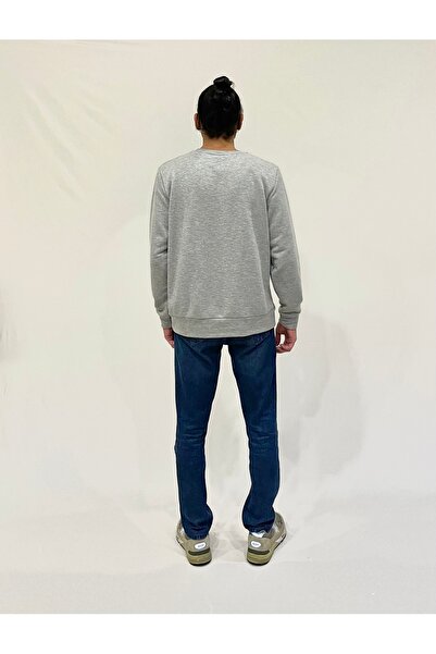 Superlife Men's Crew Neck Comfortable Fit 3 Thread Thick W.Brooklyn Printed Sweatshirt Spr24Sw31