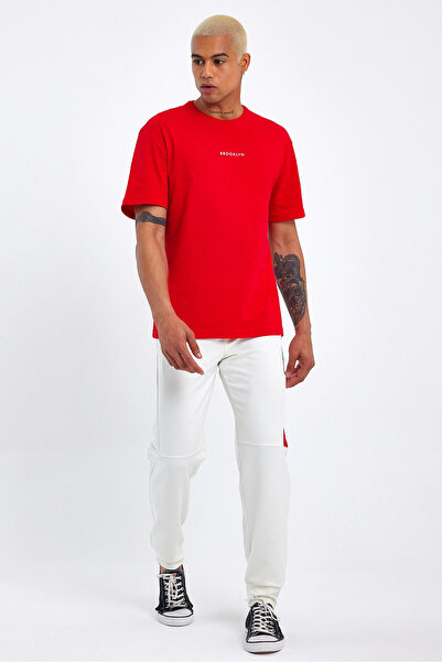 Superlife Süperlife Men's Garnished Regular Fit Slim Sweatpants Spr23Ea351