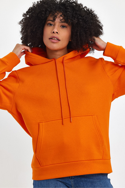 Superlife Γυναικείο φούτερ με κουκούλα Fleece - 3 νήματα spr24swk55