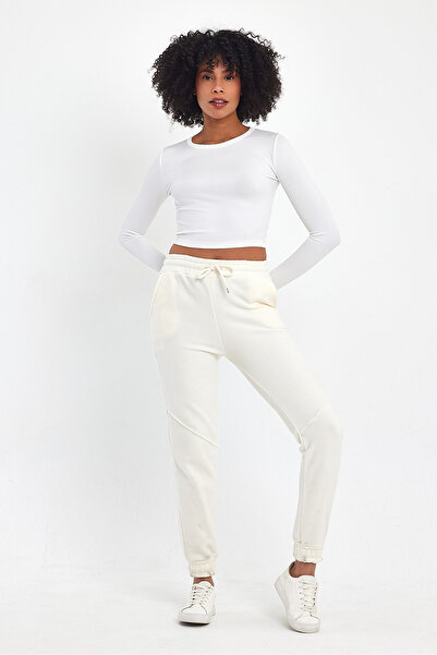 Superlife Γυναικεία φόρμα φόρμας Softtech Polar Sweat με άνετη εφαρμογή στο κάτω μέρος SPR24EA97