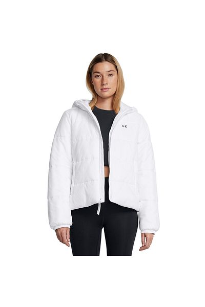 Under Armour Дамско яке с дълъг ръкав и качулка, стандартна кройка, бяло, 1389183-100