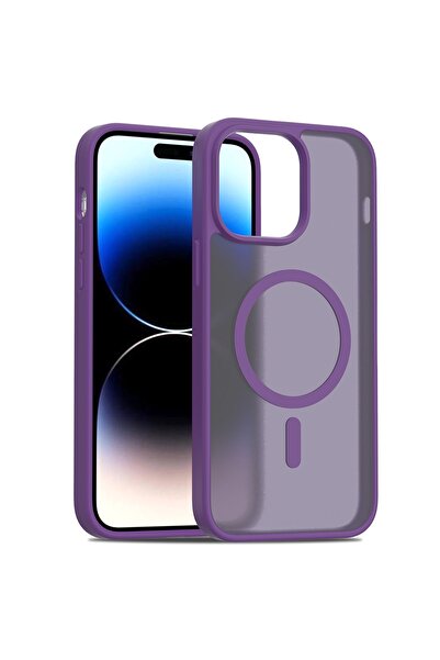 Joko غطاء حماية جوتا ماجسيف لهاتف آيفون 15 برو ماكس - أرجواني غامق WLZOR