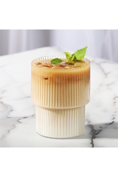 EvrenyeHome Isıya Dayanıklı Origami Stil Meşrubat Bardağı (MİKA/300ML)