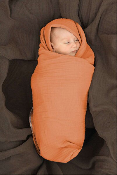 mordesign 4 Layer 100% Cotton Muslin Baby Blanket - 100X120 cm Muslin Blanket, Newborn Swaddle, Soft Series