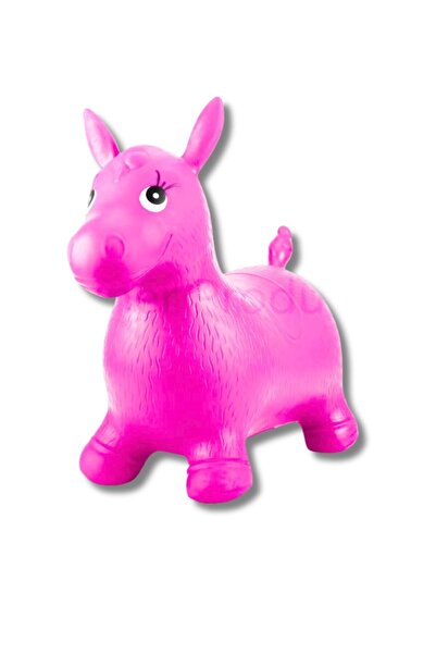 CAN OYUNCAK Şişme Zıp Zıp Hayvan Geyik Pilates Geyiği Çocuklar İçin Eğlenceli Hop Hop Geyik