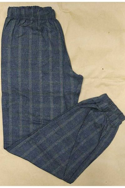 Erse Πιτζάμες Poplin Flannel Woven - Elastic Leg Single Bottom Παντελόνι Πιτζάμες 0809