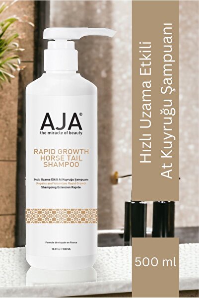 AJA Yavaş Uzayan Ve Dökülen Saçlara Özel Hızlı Uzama Etkili Kolajen Şampuan Rapid Growth 500ml