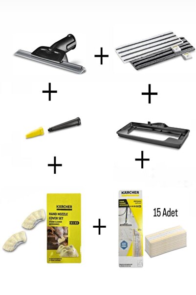 Karcher Sc1 Sc2 Sc3 Sc4 Sc5 Cam Temizleme Aparatı+Derz Başlığı+2 El Aparatı+H...