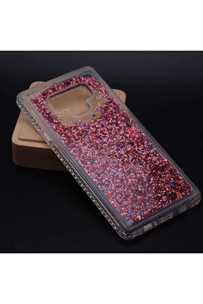 VARDAR AKSESUAR Galaxy Note 9 Uyumlu Kılıf 1. Sınıf A Kalite Sıralı Taşlı Sıv...