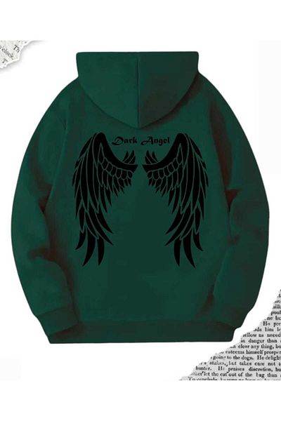 KOZİA OUTDOORS Oversize Unisex Sweatshirt with Hood