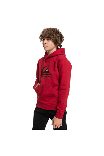 Quiksilver Big Logo Момчешка суитшърт за момчета Червен МОМЧЕШКА СУИТШЪРТ