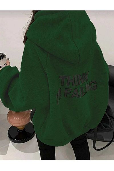 KOZİA OUTDOORS Oversize Unisex Sweatshirt with Hood