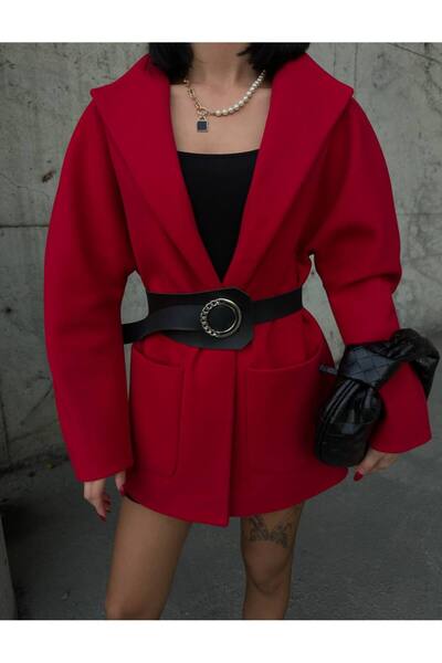 Dia Blanco BELİ KEMERLİ KAŞE KABAN