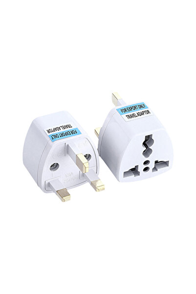 nelerbulurum Üniversal 3 Pinli Ingiltere, Hong Kong, Irlanda, Kıbrıs Seyahat Fişi Adaptörü Tip G Plug Adapter
