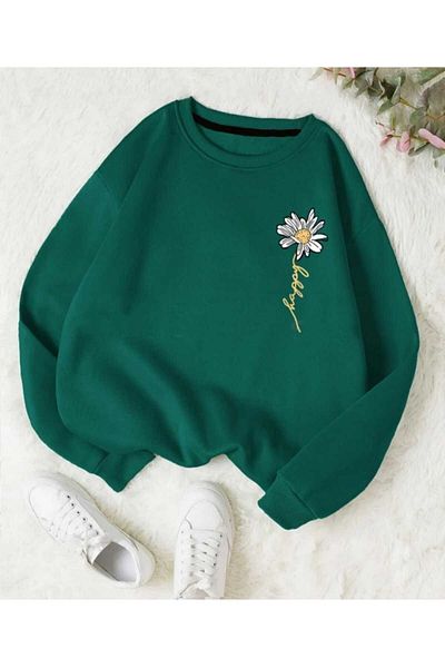 KOZİA OUTDOORS O Neck Overize Unisex Sweatshirt