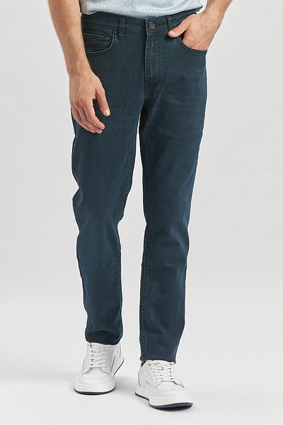 İmza Dark Green Slim Fit Denim Trousers - Casual Cord1023245151
